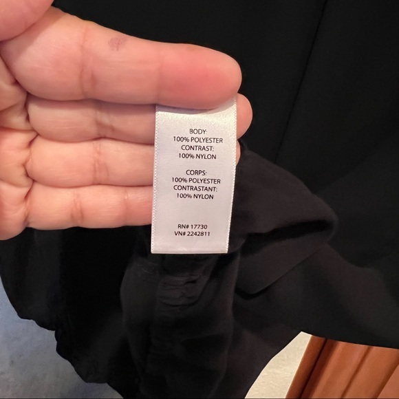 Pure Energy Plus Size Sheer Black Blouse. Size 3X - Picture 8 of 10